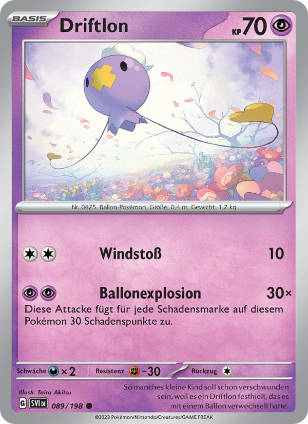 Driftlon Pokémon TCG cards