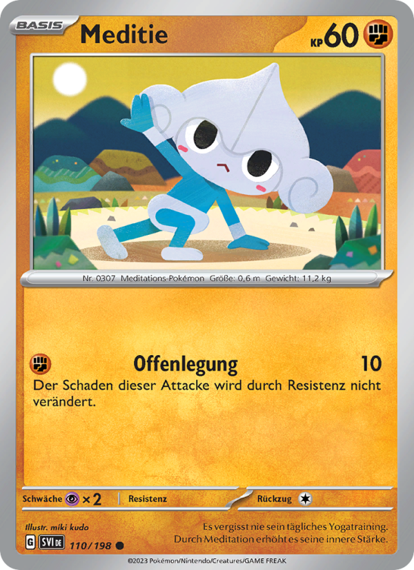 Meditie Pokémon TCG cards