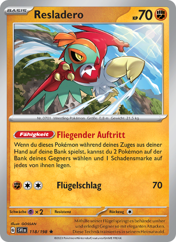 Resladero 118 — Karmesin & Purpur (German Pokémon TCG card)