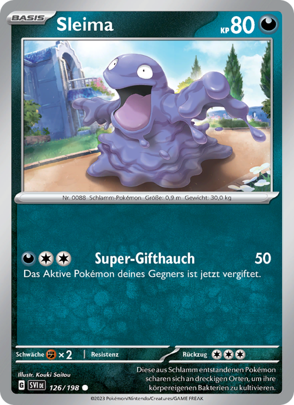 Sleima 126 — Karmesin & Purpur (German Pokémon TCG card)