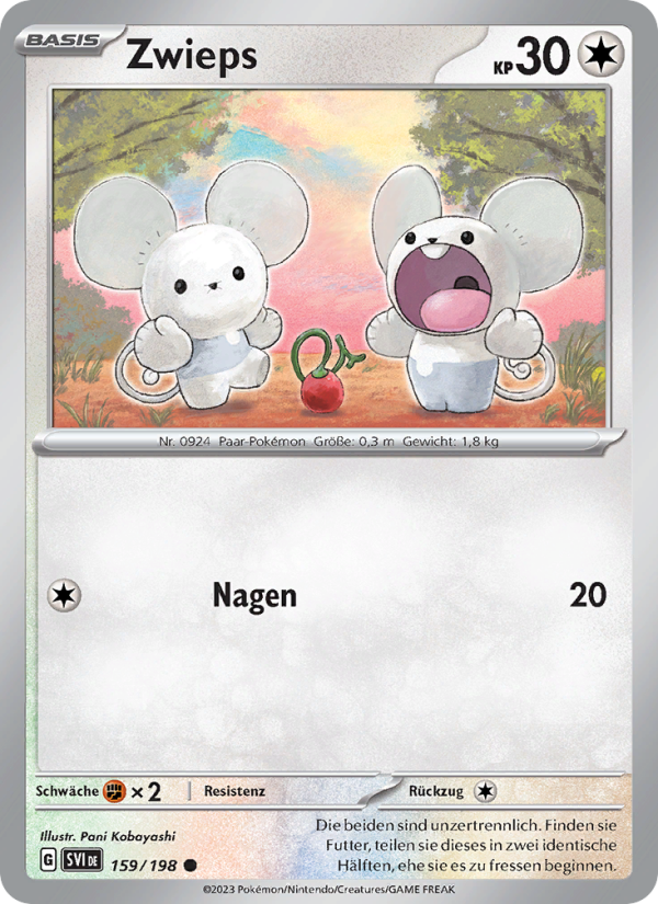 Zwieps 159 — Karmesin & Purpur (German Pokémon TCG card)