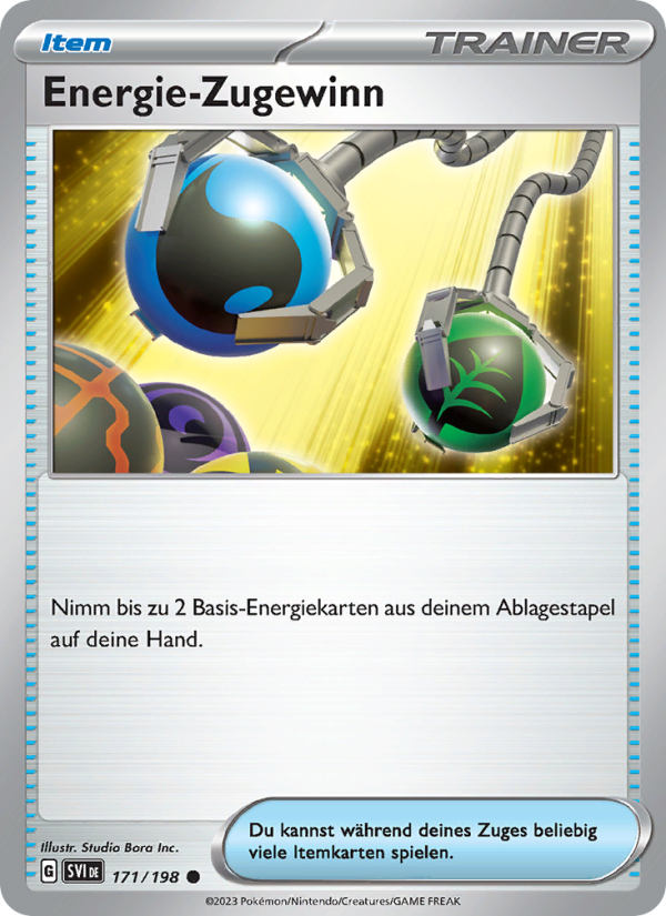 Energie-Zugewinn 171 — Karmesin & Purpur (German Pokémon TCG card)