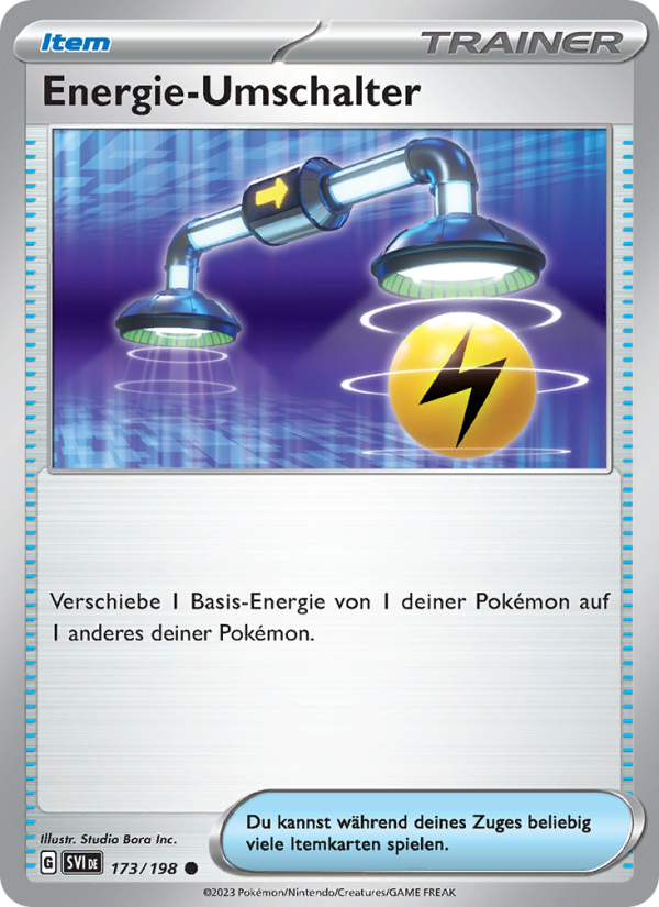 Energie-Umschalter 173 — Karmesin & Purpur (German Pokémon TCG card)