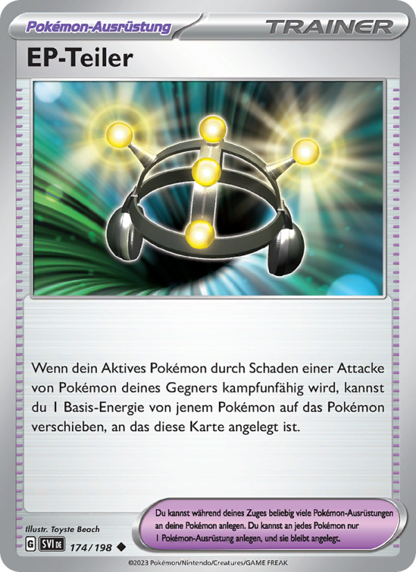 EP-Teiler 174 — Karmesin & Purpur (German Pokémon TCG card)