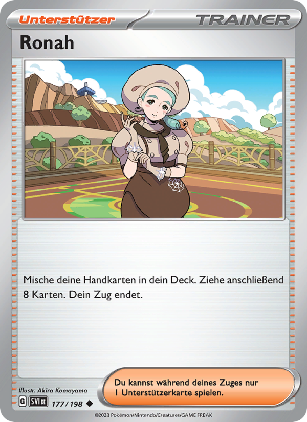 Ronah 177 — Karmesin & Purpur (German Pokémon TCG card)