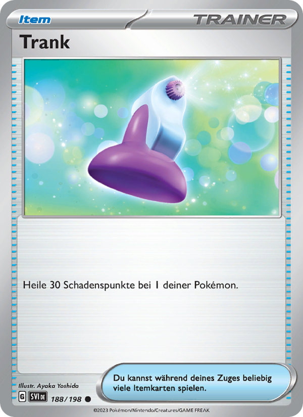 Trank 188 — Karmesin & Purpur (German Pokémon TCG card)