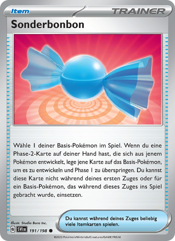 Sonderbonbon 191 — Karmesin & Purpur (German Pokémon TCG card)