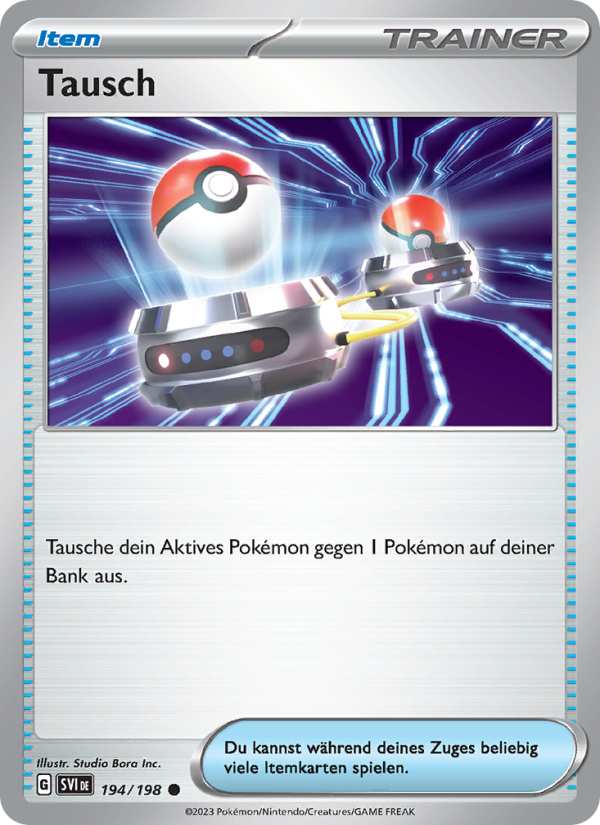 Tausch 194 — Karmesin & Purpur (German Pokémon TCG card)