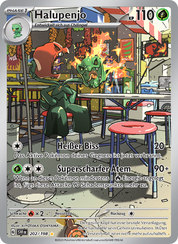 Halupenjo 202 — Karmesin & Purpur (German Pokémon TCG card)