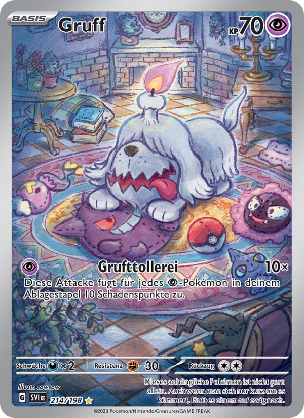 Gruff 214 — Karmesin & Purpur (German Pokémon TCG card)