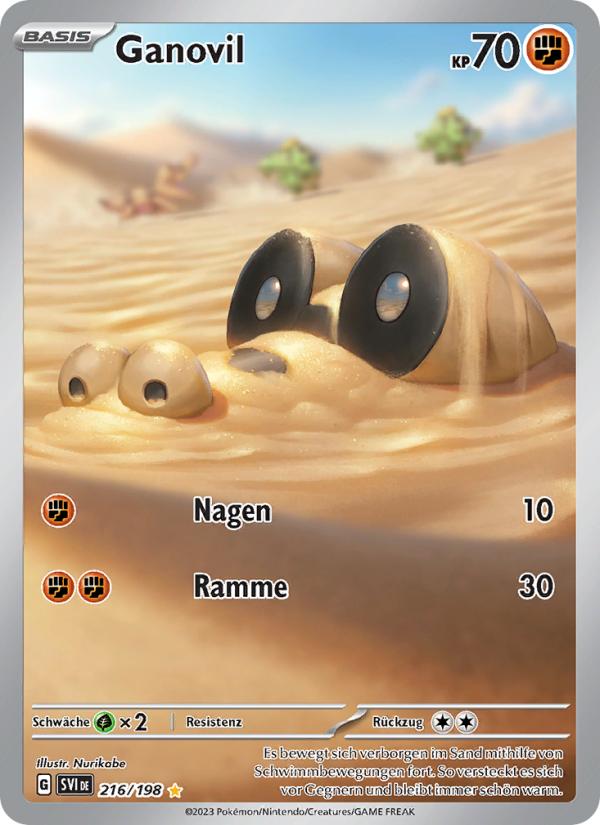 Ganovil 216 — Karmesin & Purpur (German Pokémon TCG card)