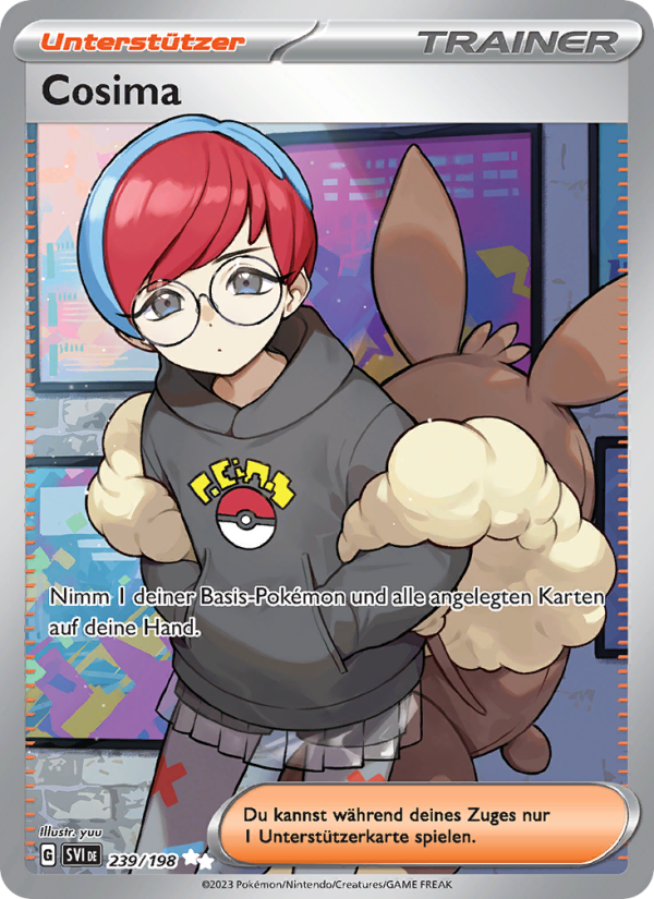 Cosima 239 — Karmesin & Purpur (German Pokémon TCG card)