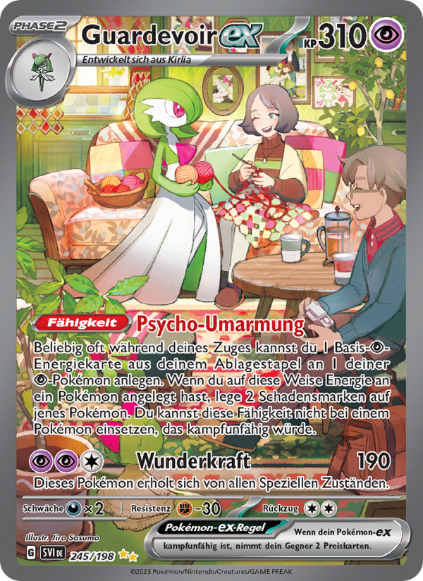 Guardevoir-ex 245 — Karmesin & Purpur (German Pokémon TCG card)