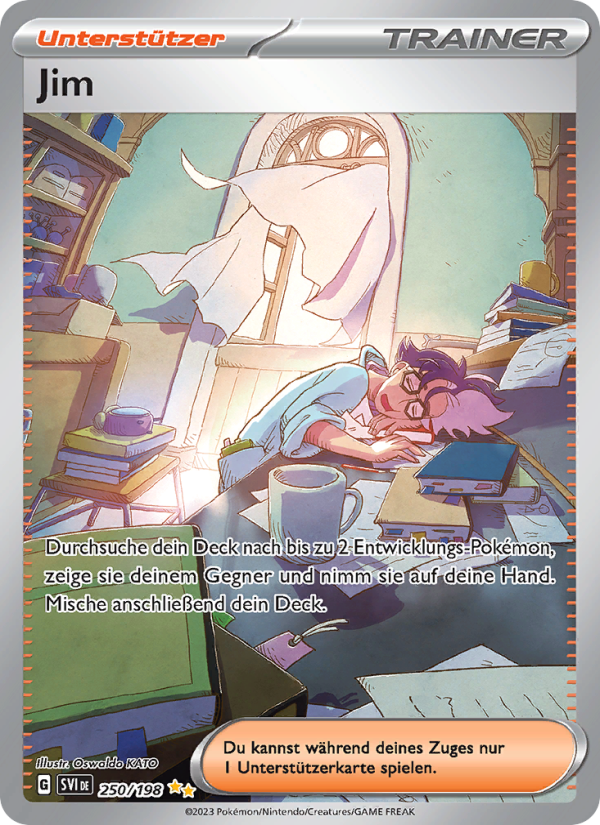 Jim 250 — Karmesin & Purpur (German Pokémon TCG card)