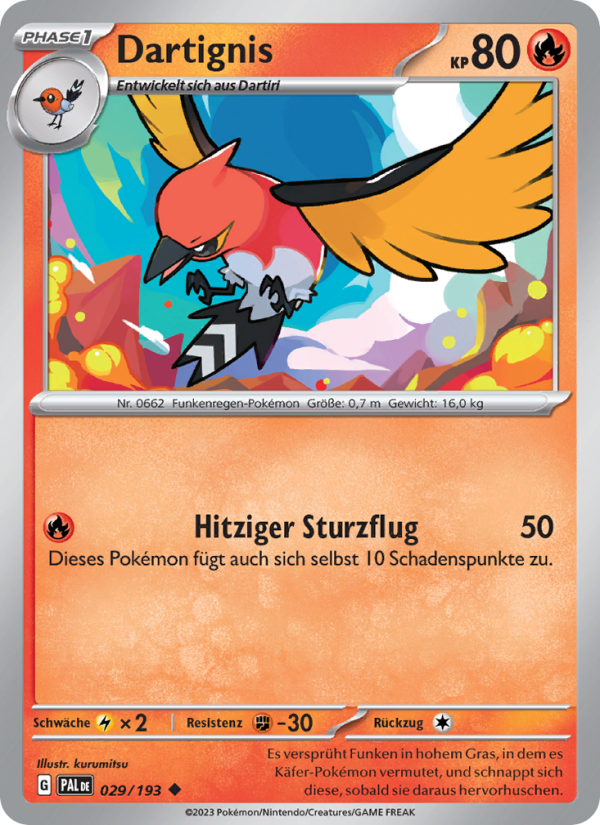 Dartignis Pokémon TCG cards