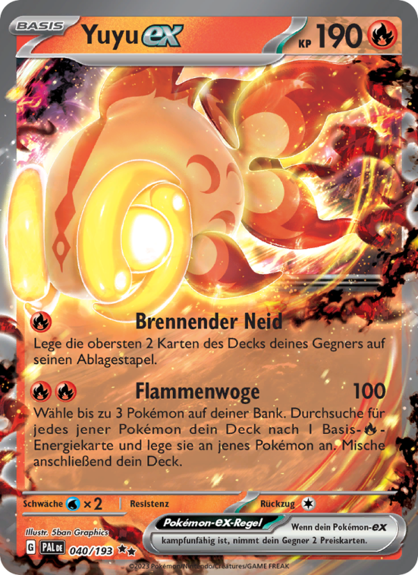Yuyu-ex 040 — Entwicklungen in Paldea (German Pokémon TCG card)