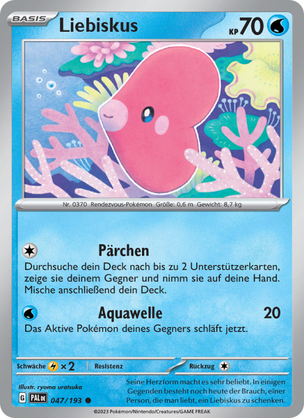 Liebiskus Pokémon TCG cards