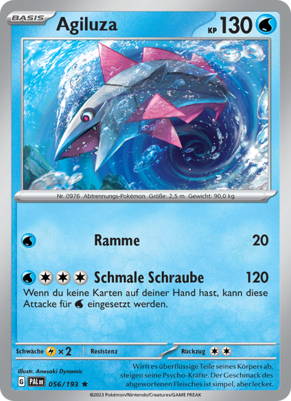 Agiluza 056 — Entwicklungen in Paldea (German Pokémon TCG card)