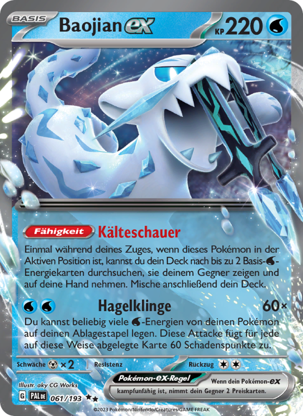 Baojian-ex 061 — Entwicklungen in Paldea (German Pokémon TCG card)
