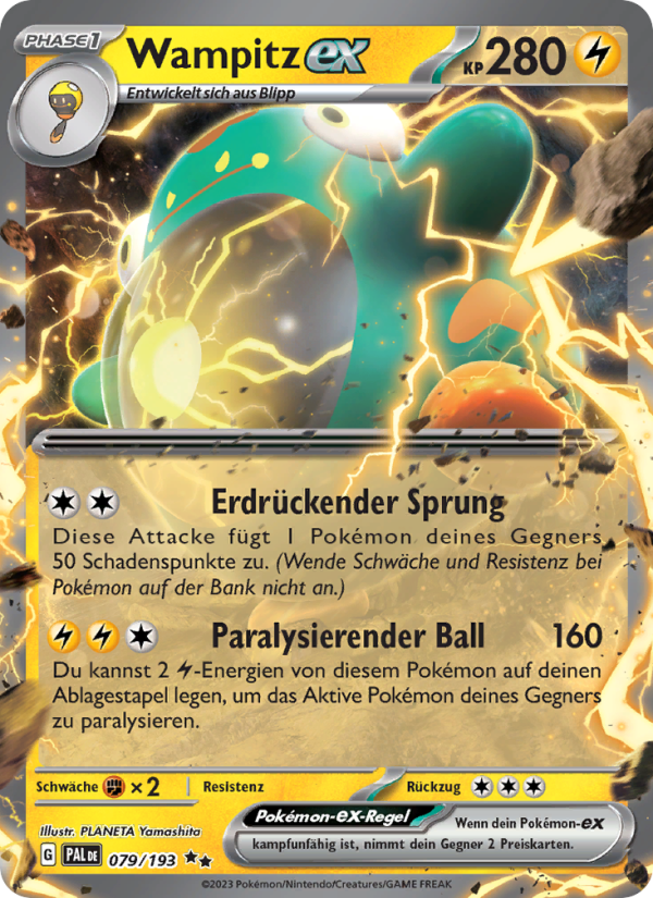 Wampitz-ex 079 — Entwicklungen in Paldea (German Pokémon TCG card)