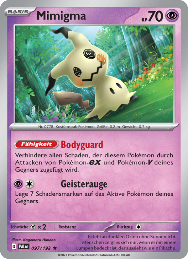 Mimigma 097 — Paldea Evolved (German Pokémon TCG card)