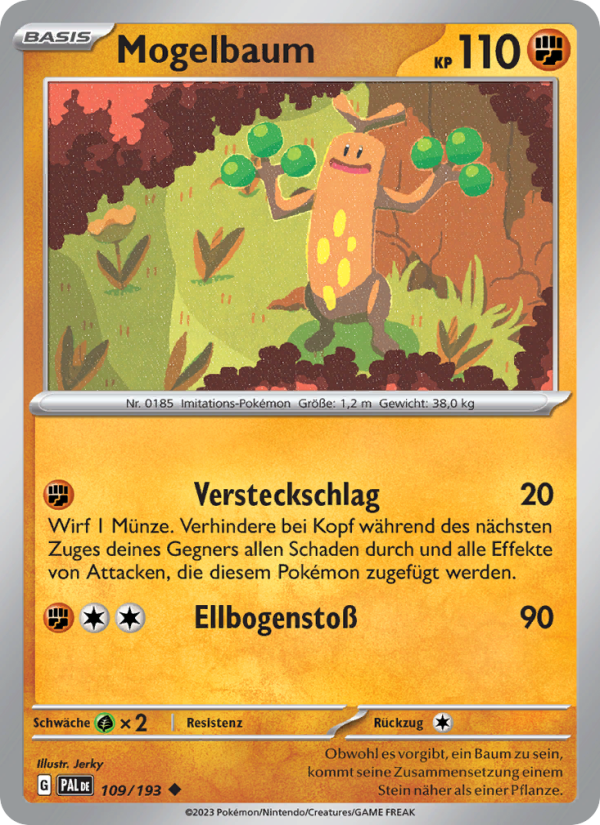 Mogelbaum Pokémon TCG cards