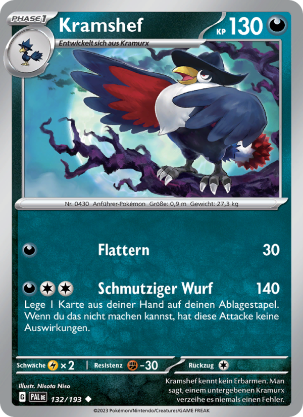 Kramshef Pokémon TCG cards