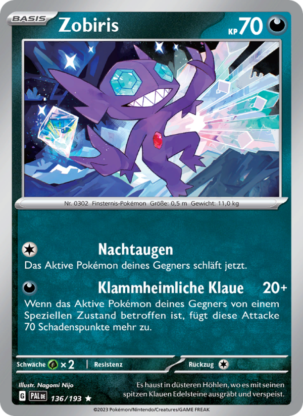Zobiris Pokémon TCG cards