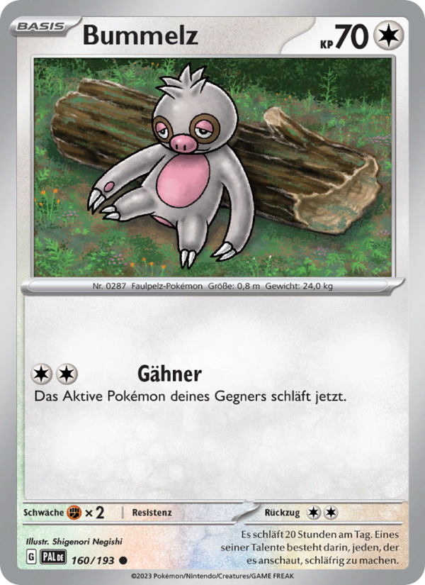 Bummelz Pokémon TCG cards
