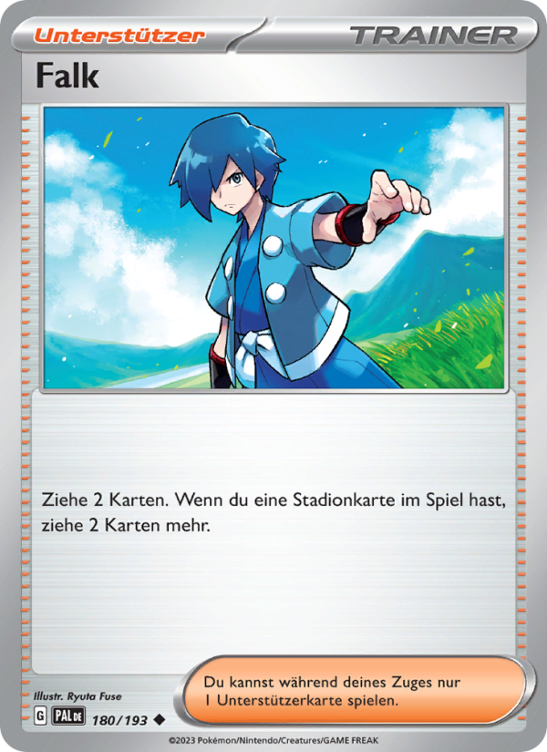 Falk 180 — Entwicklungen in Paldea (German Pokémon TCG card)