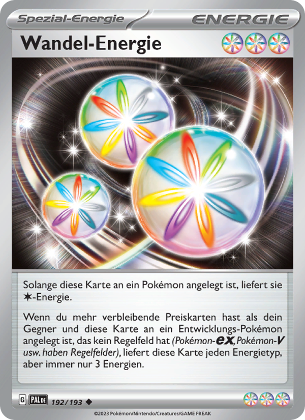 Wandel-Energie 192 — Entwicklungen in Paldea (German Pokémon TCG card)