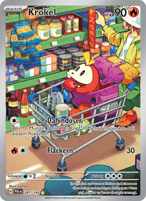 Krokel 201 — Entwicklungen in Paldea (German Pokémon TCG card)