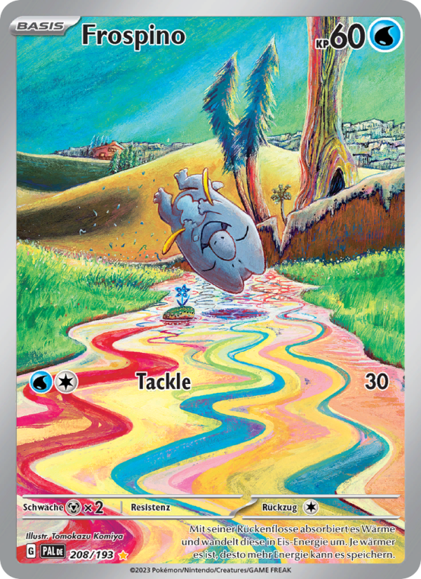 Frospino 208 — Entwicklungen in Paldea (German Pokémon TCG card)