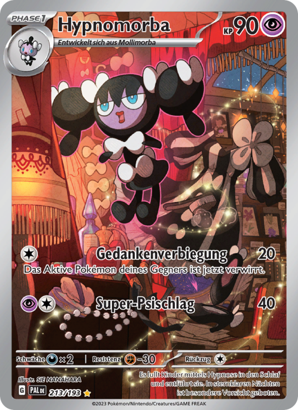 Hypnomorba 213 — Entwicklungen in Paldea (German Pokémon TCG card)