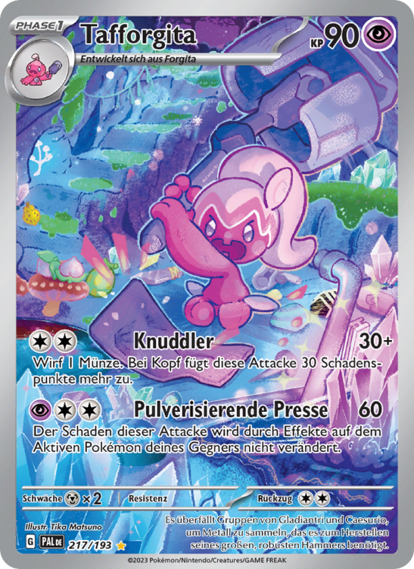 Tafforgita 217 — Entwicklungen in Paldea (German Pokémon TCG card)
