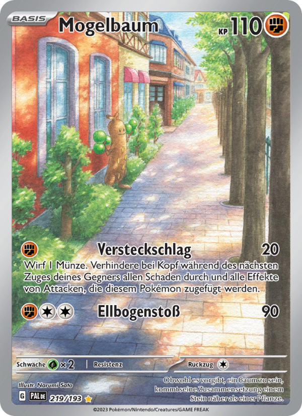 Mogelbaum 219 — Entwicklungen in Paldea (German Pokémon TCG card)
