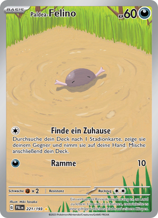 Paldea-Felino 221 — Entwicklungen in Paldea (German Pokémon TCG card)