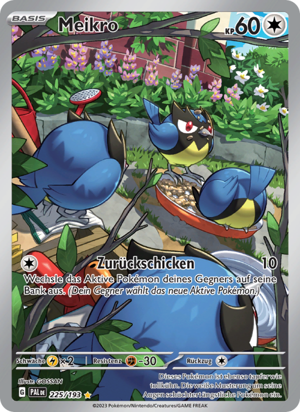 Meikro 225 — Entwicklungen in Paldea (German Pokémon TCG card)