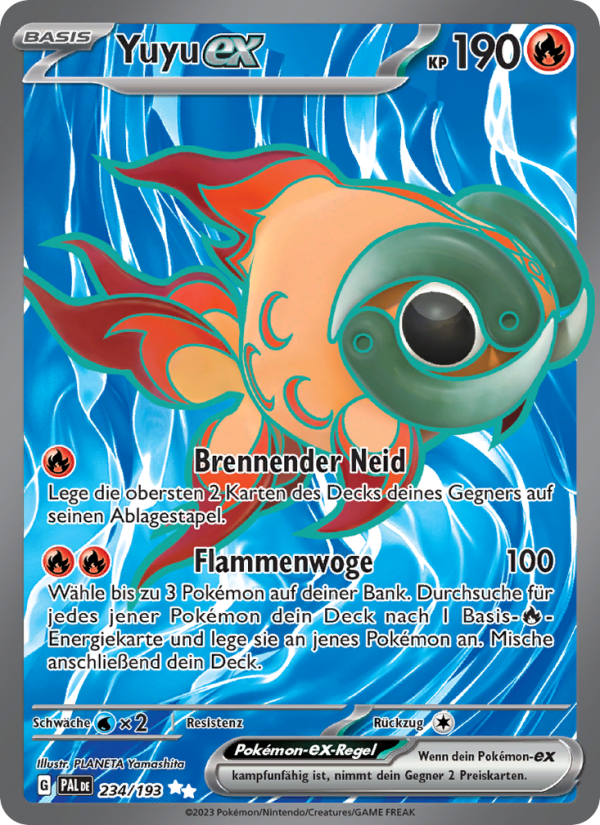 Yuyu-ex 234 — Entwicklungen in Paldea (German Pokémon TCG card)