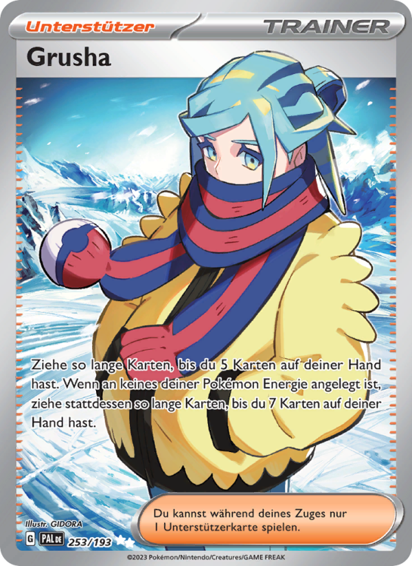 Grusha 253 — Entwicklungen in Paldea (German Pokémon TCG card)