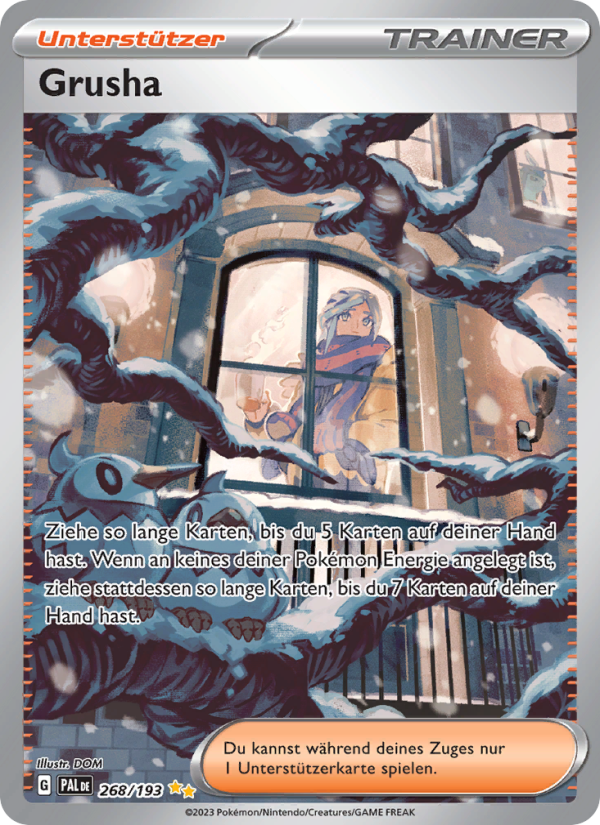Grusha 268 — Entwicklungen in Paldea (German Pokémon TCG card)