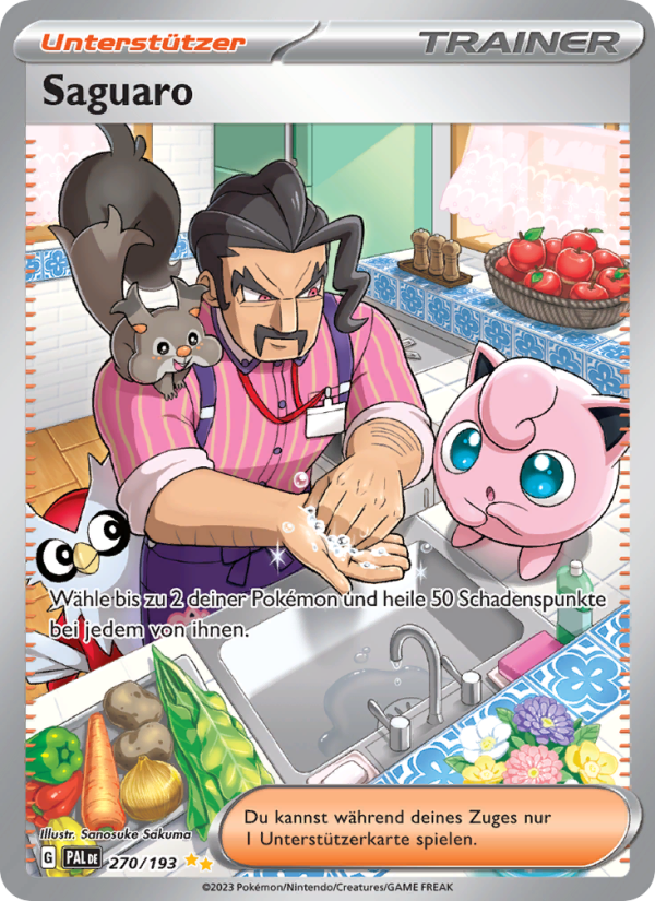 Saguaro 270 — Entwicklungen in Paldea (German Pokémon TCG card)