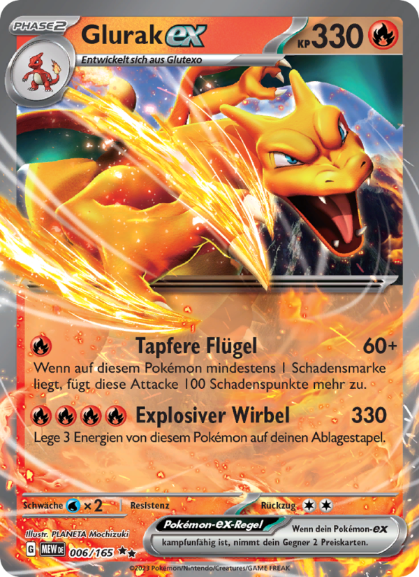 Glurak- Pokémon TCG cards