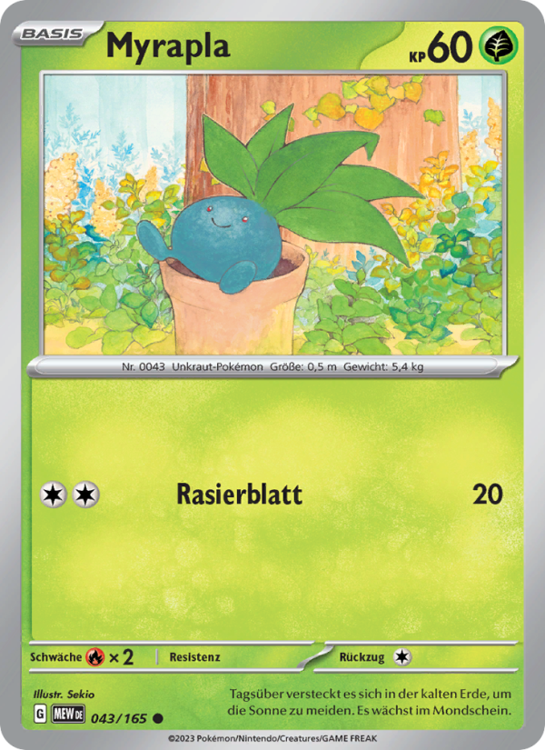 Myrapla Pokémon TCG cards
