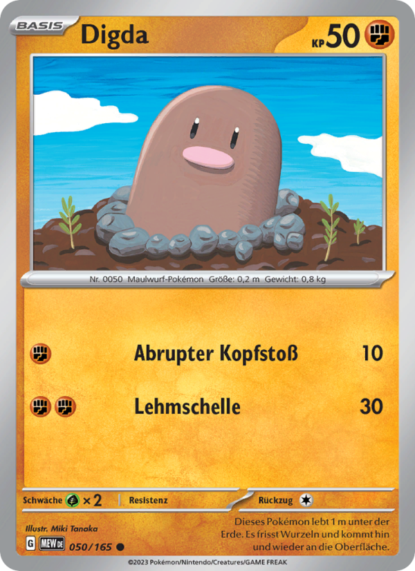Digda Pokémon TCG cards