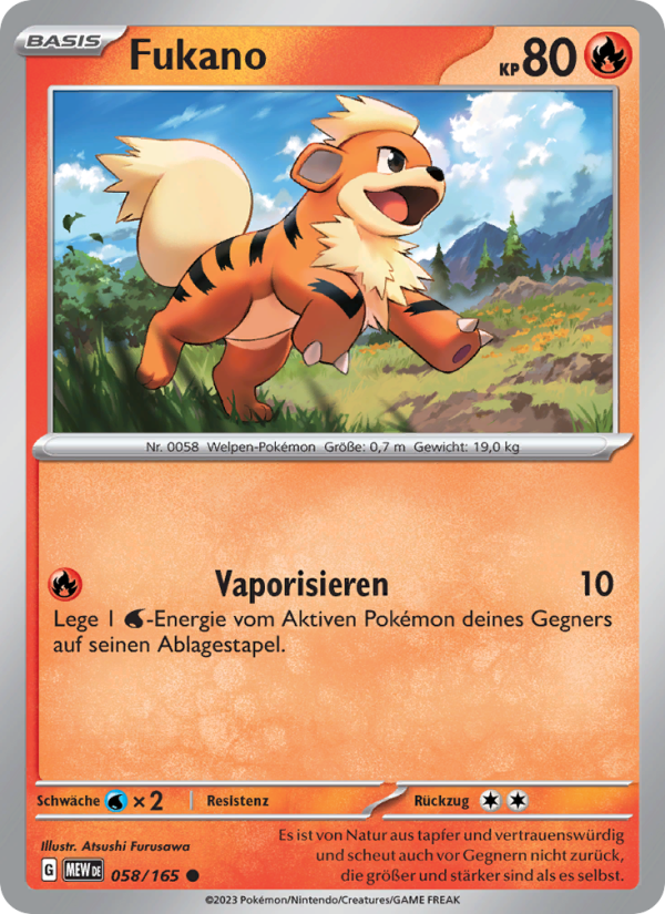 Fukano Pokémon TCG cards