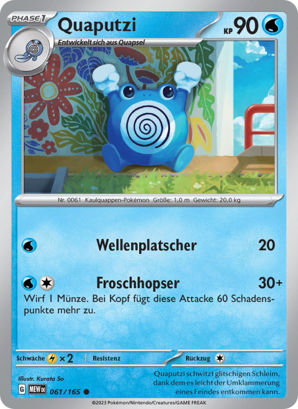 Quaputzi Pokémon TCG cards