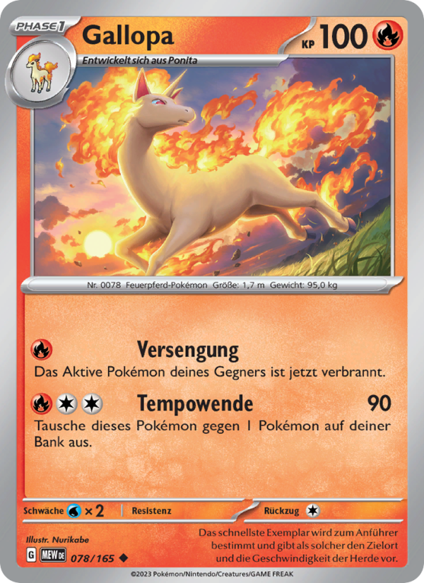 Gallopa Pokémon TCG cards