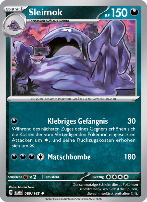 Sleimok Pokémon TCG cards
