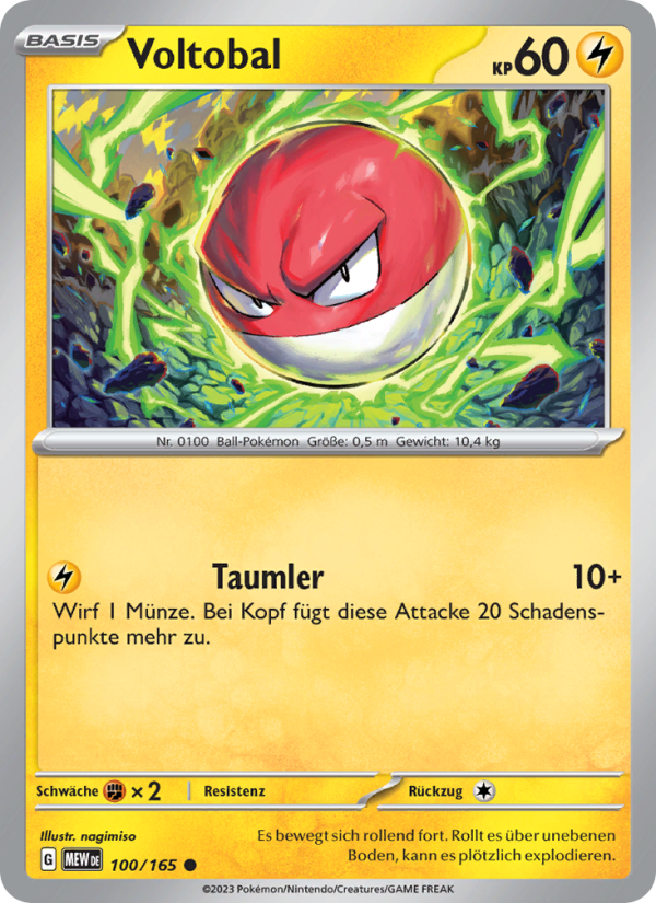 Voltobal Pokémon TCG cards
